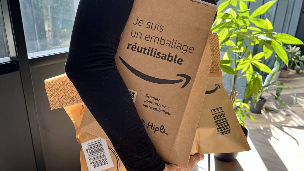 Amazon teste les colis réutilisables