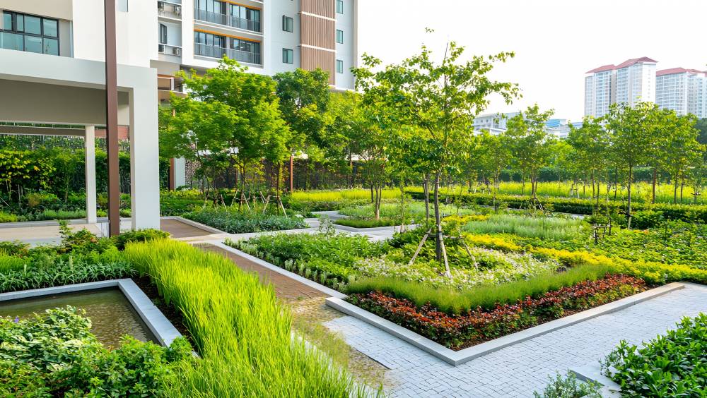 Des jardins de pluie pour infiltrer